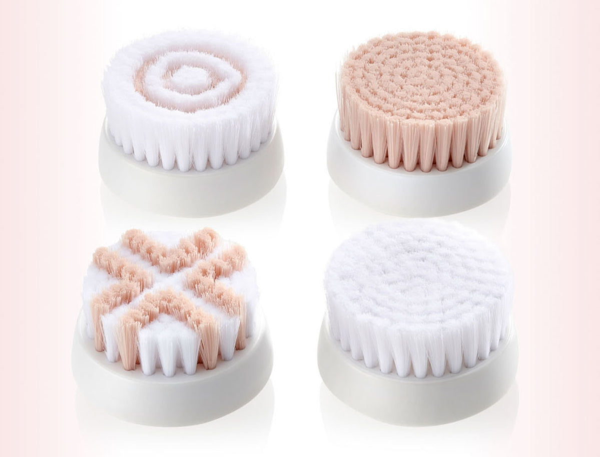 FACIAL CLEANSING BRUSH 2 LEVELS + 4 ENDS Brand SilverCrest