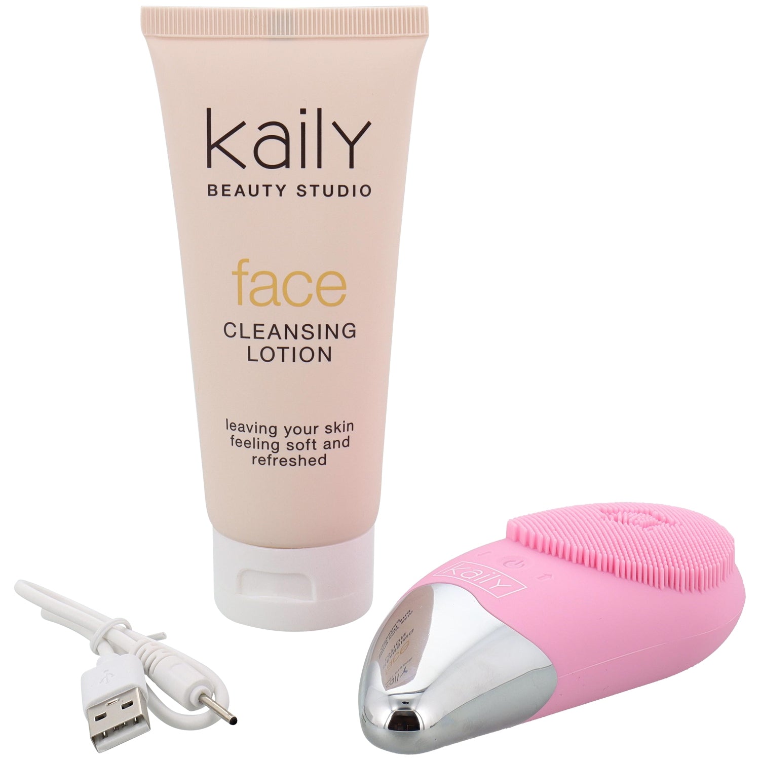 FACIAL CLEANSING BRUSH FOR BATTERY + KAILY TONIC 004