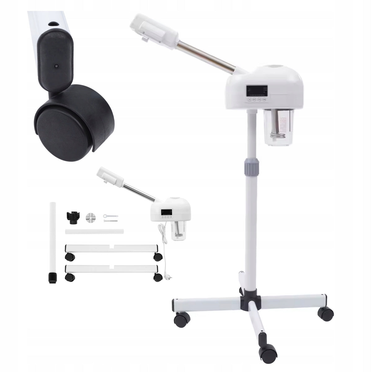 FACIAL DEVICE NANO-ION OZONE SCREEN LCD PROFESSIONAL SPA STEAMER