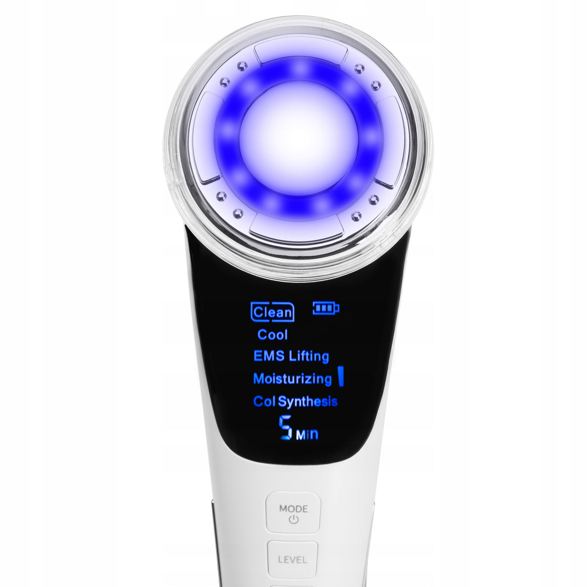 FACIAL MASSAGER EMS ULTRASONIC LIFTING MESOTHERAPY FIRMS COIL Medical device no