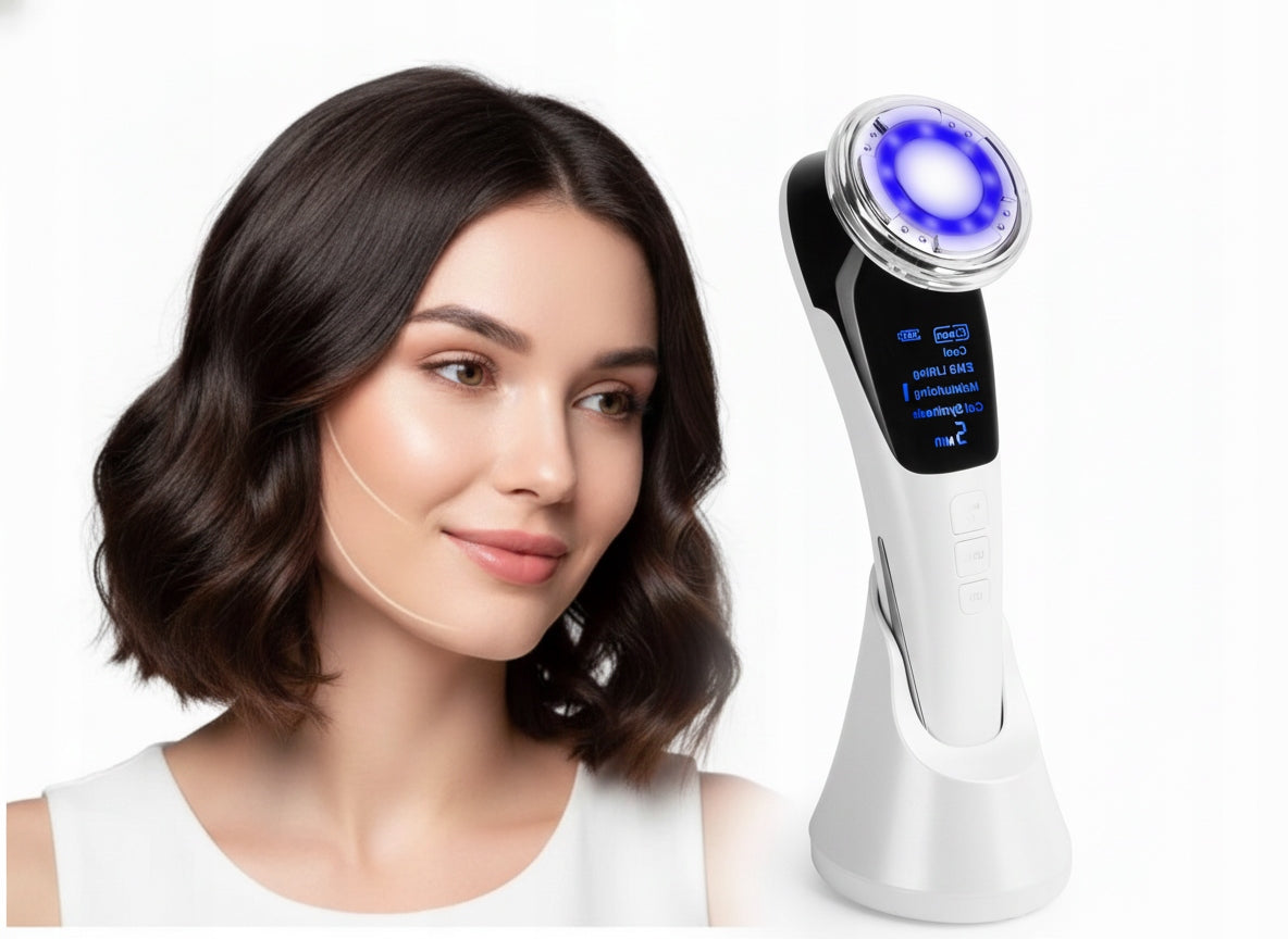 FACIAL MASSAGER EMS ULTRASONIC LIFTING MESOTHERAPY FIRMS COIL Packaging status original