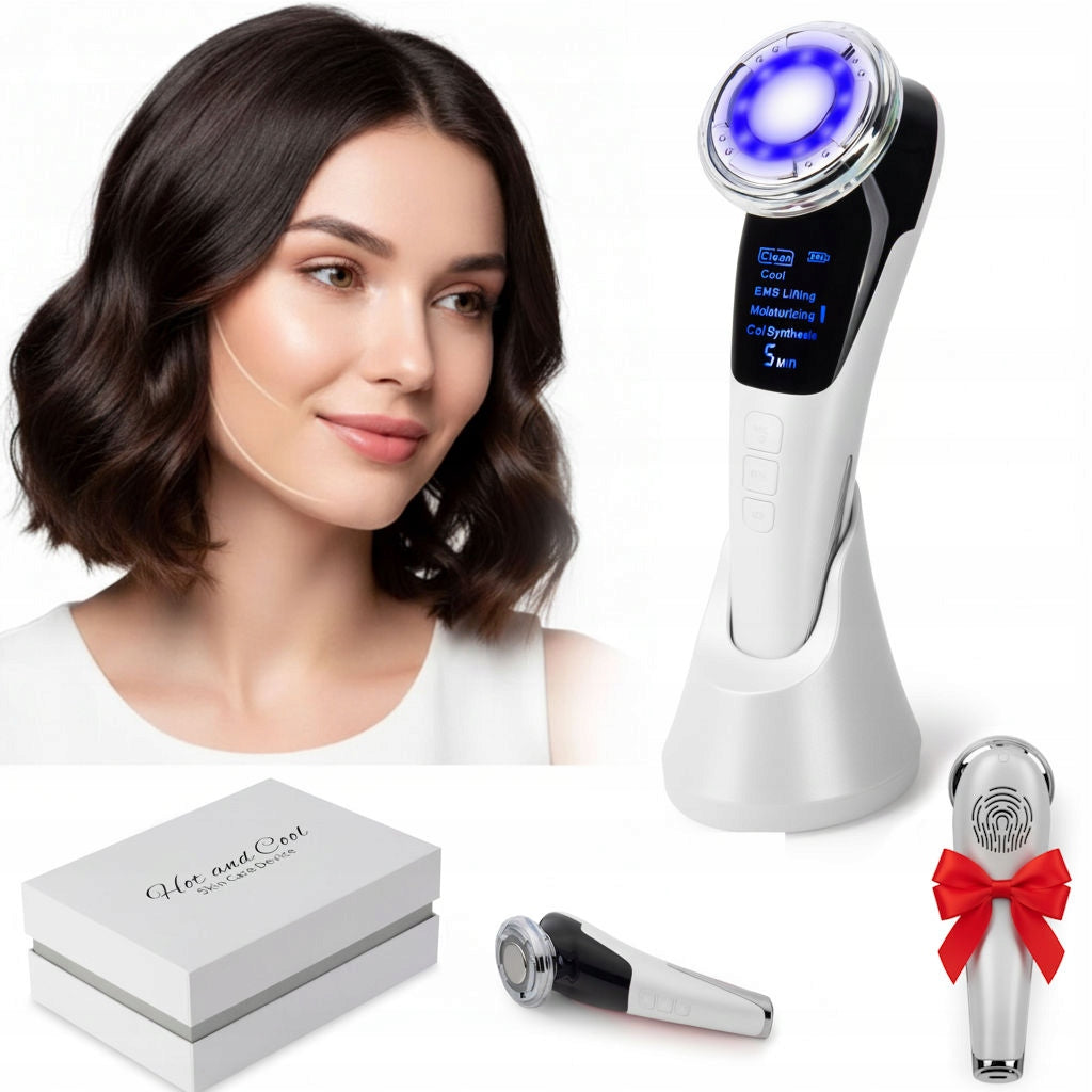 FACIAL MASSAGER EMS ULTRASONIC LIFTING MESOTHERAPY FIRMS COIL
