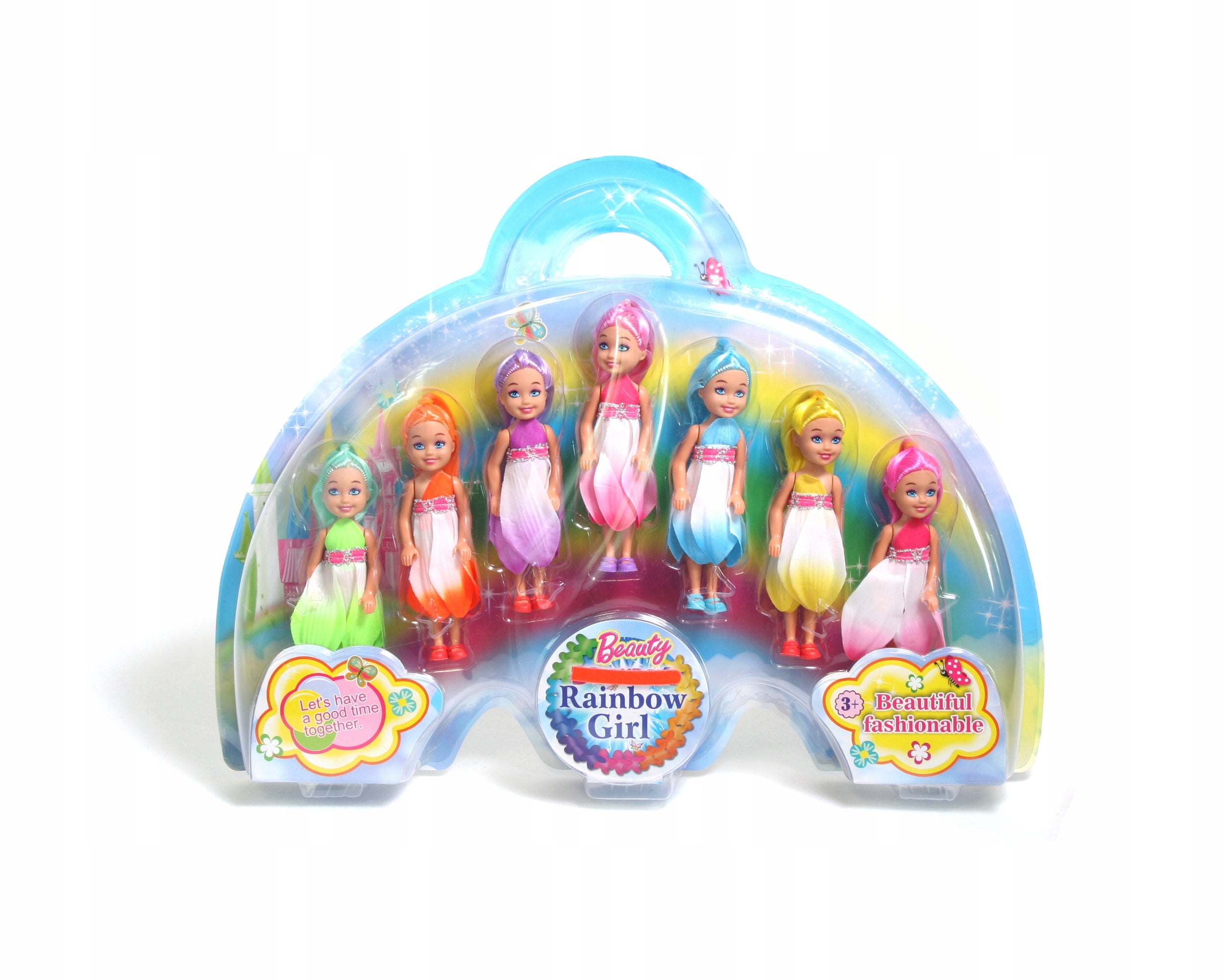 FAIRY DOLL mini doll 14cm SET OF 7 PCS
