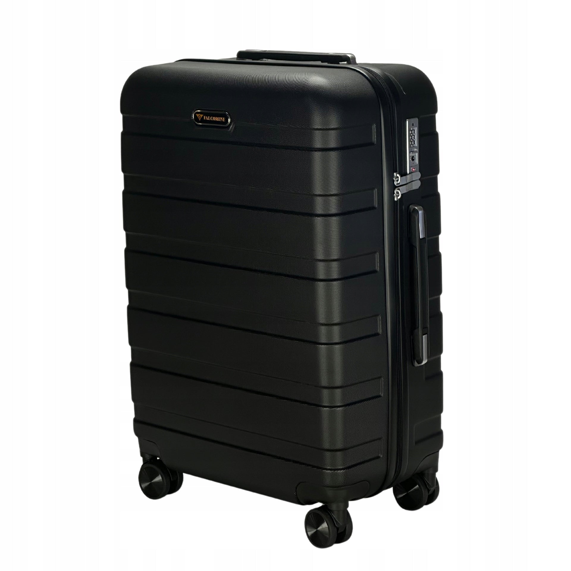 FALCORONE medium POLYCARBONATE suitcase with TSA protection