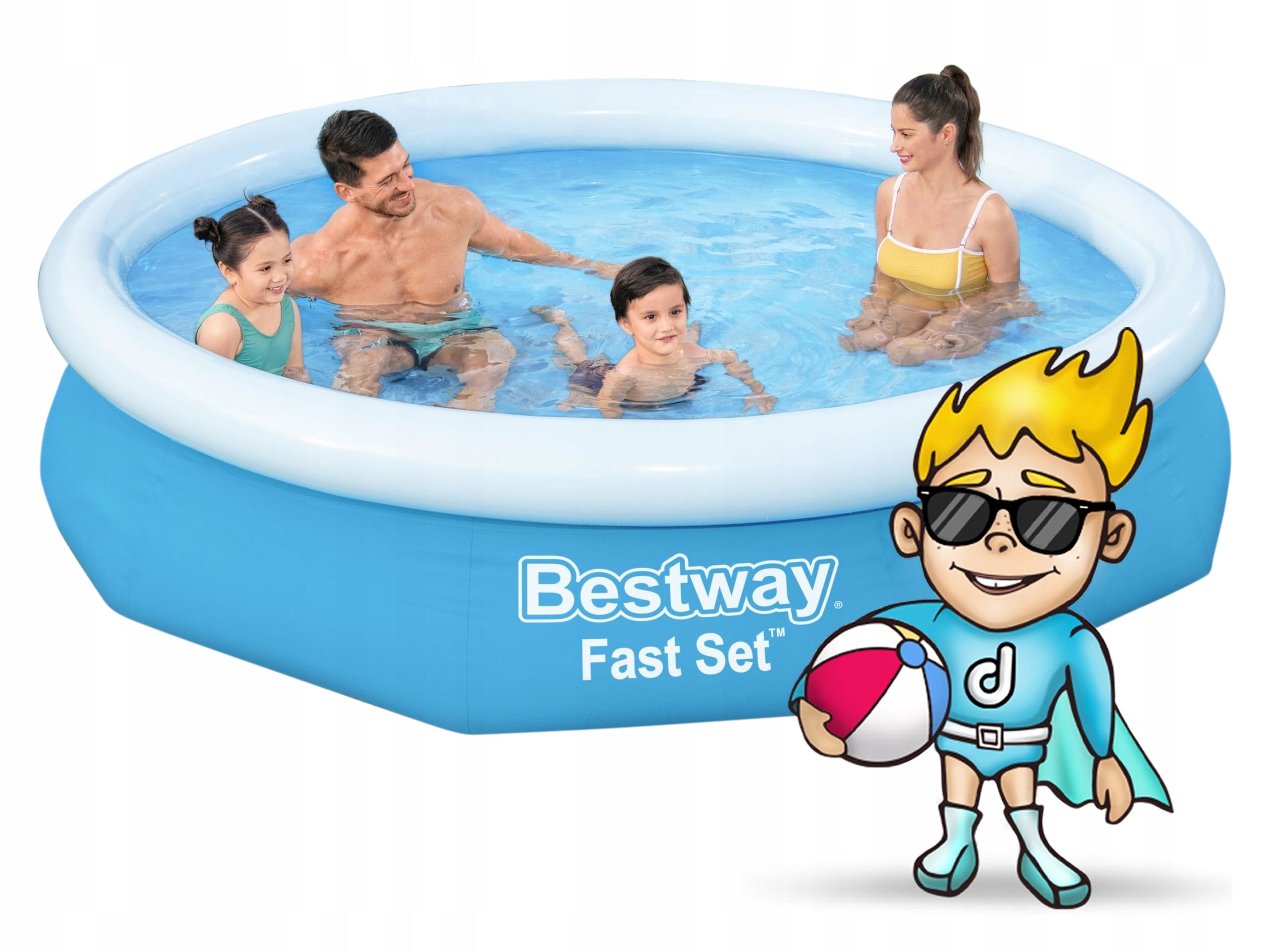 FAMILY EXPANSION GARDEN POOL Bestway 305x66cm Brand Bestway