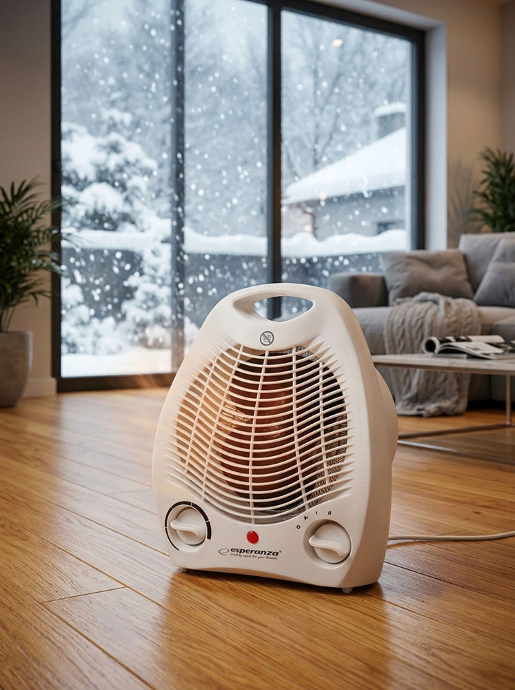 FAN 1000W/2000W GOBI ESPERANZA WHITE HEATER APRON 3-MODES Packaging status original