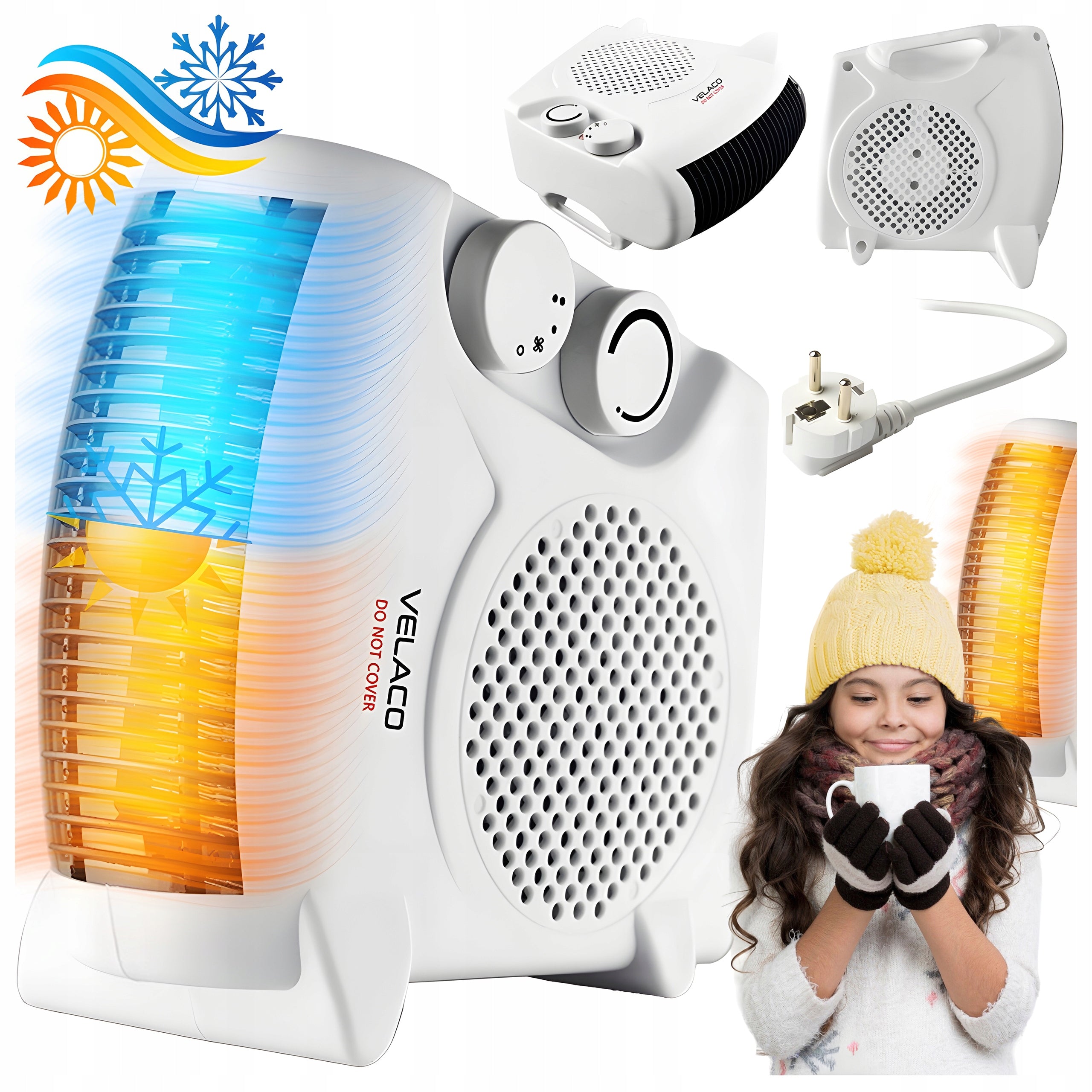 FAN ELECTRIC HEATER ELECTRIC FARELKA CUMBRA 2000 WATT