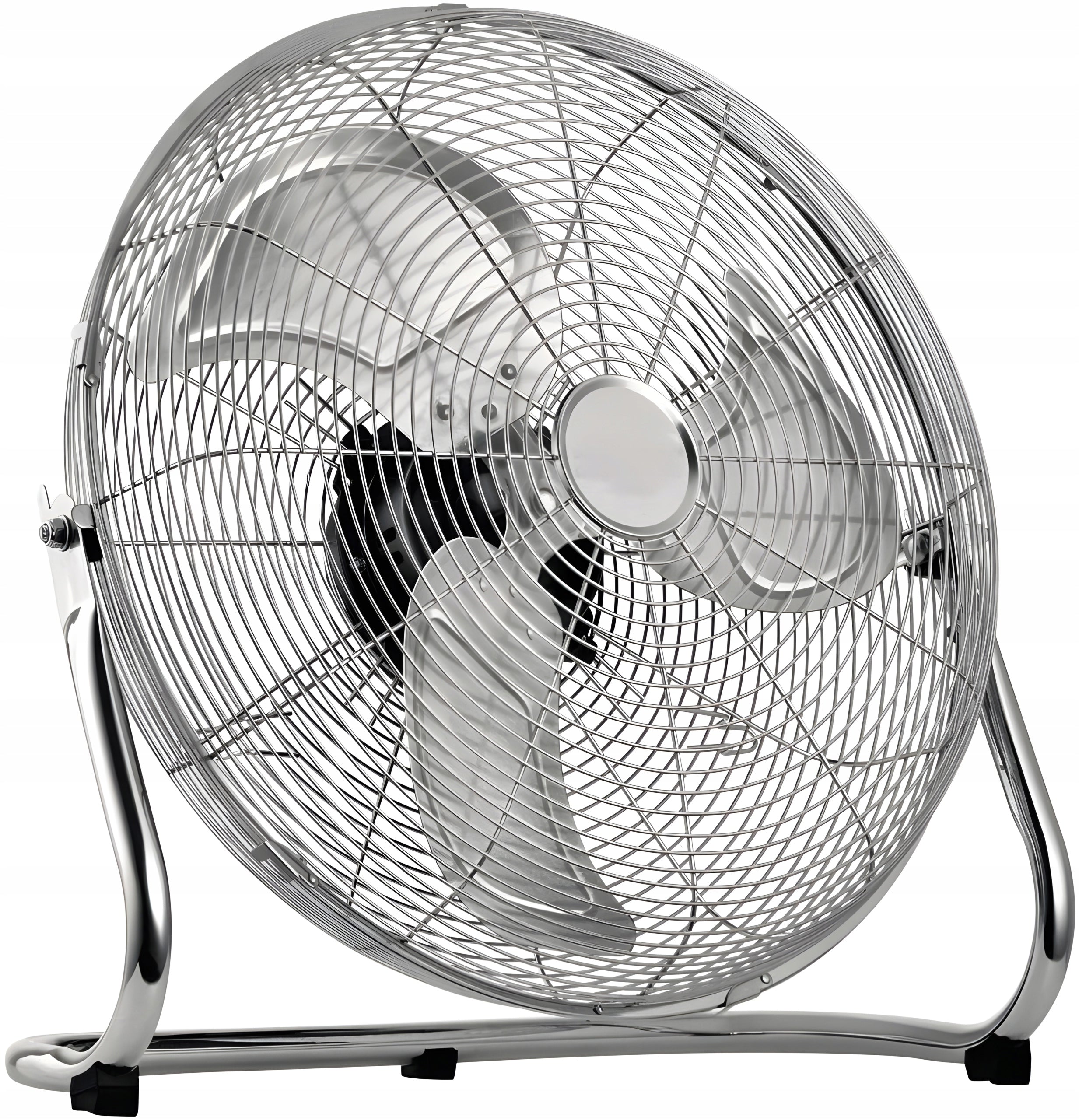 FAN FLOOR STANDING FAN QUIET 18″ INDUSTRIAL 120W DIAMETER 45 CM Functions tilt angle adjustment