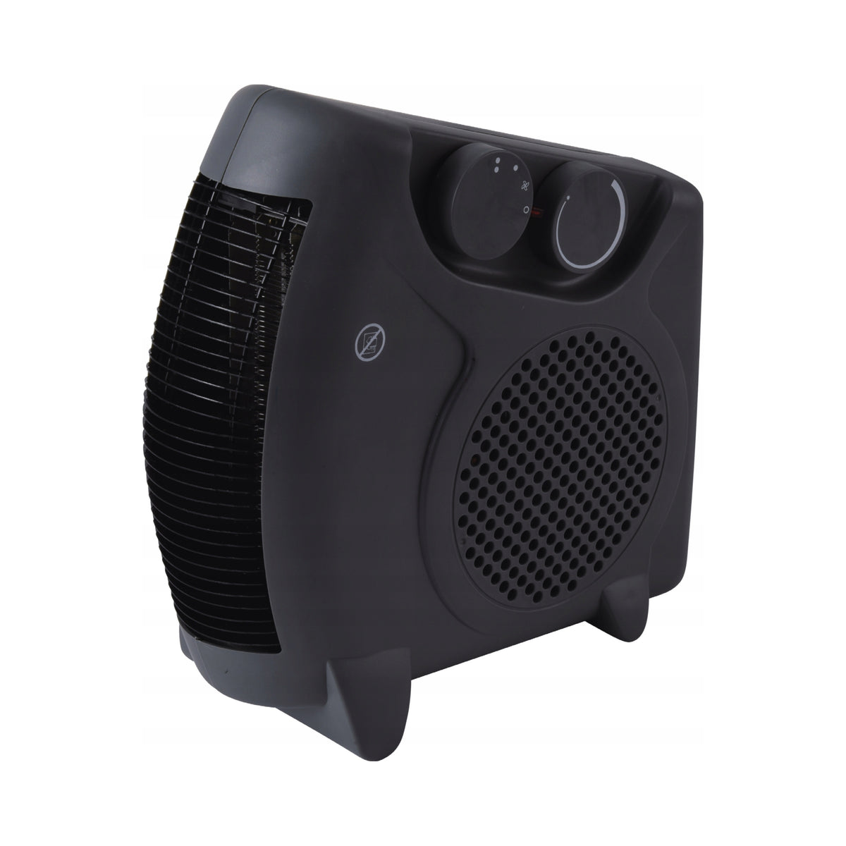 FAN HEATER APRON 2000W WITH THERMOSTAT STANDING-LYING BLACK VOLTENO Packaging status original