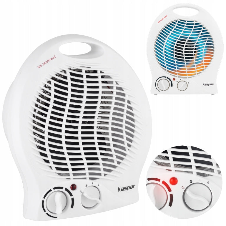 FAN HEATER APRON ELECTRIC HEATER 2000W 3 LEVELS WITH THERMOSTAT