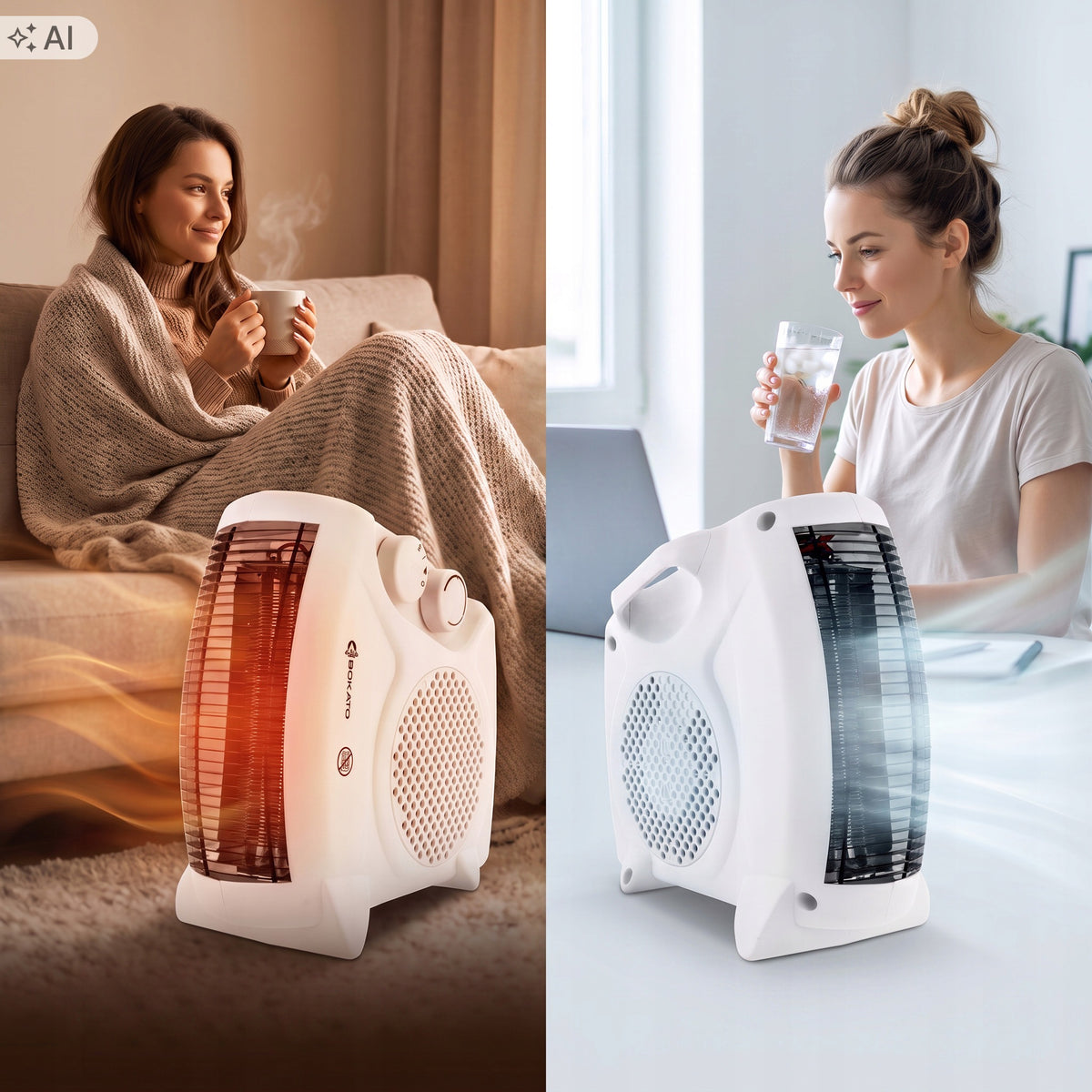 FAN HEATER APRON ELECTRIC HEATER 2000W WITH THERMOSTAT 3 LEVELS Manufacturer code GRZ922