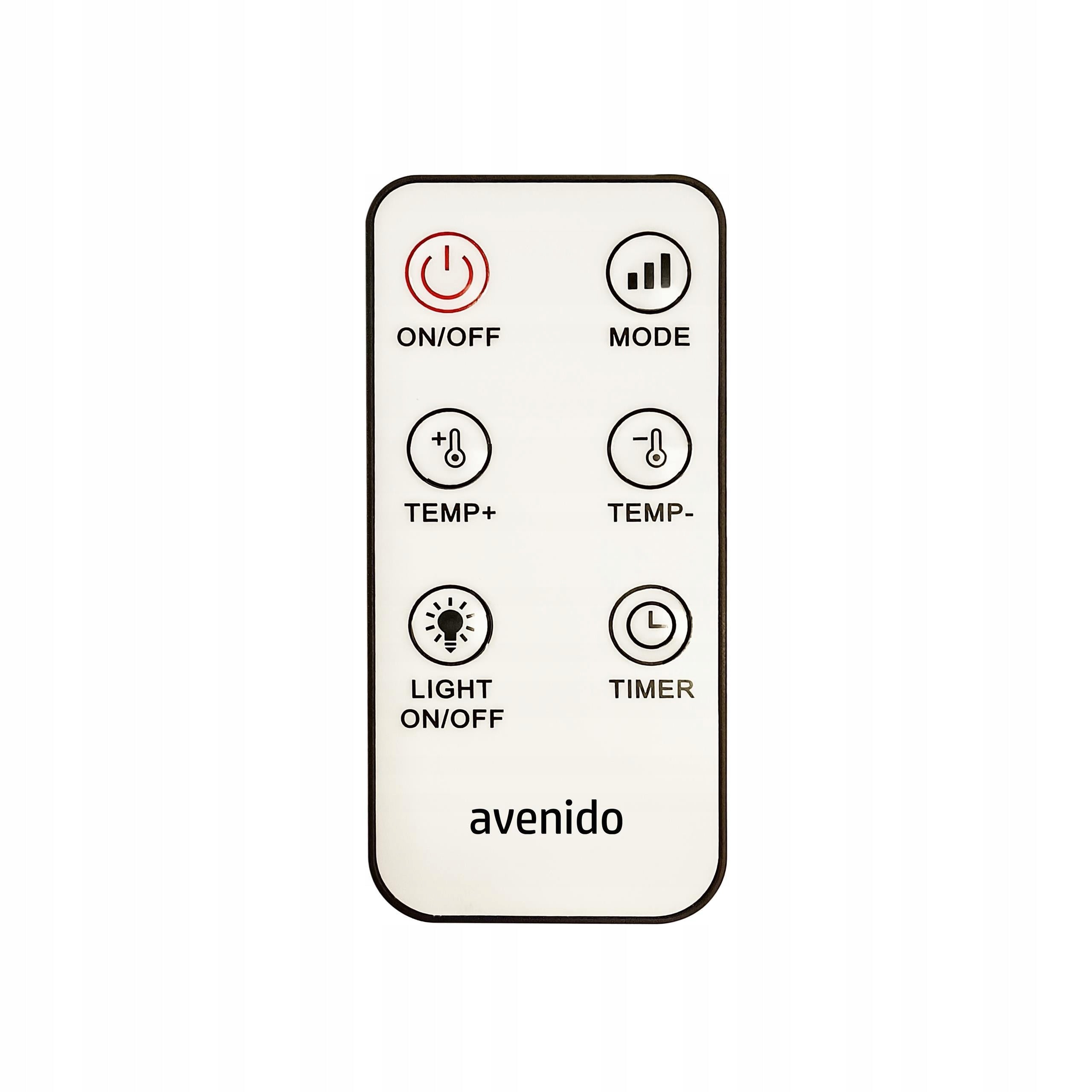 FAN HEATER ELECTRIC HEATER 2000W ENERGY SAVING APRON + REMOTE CONTROL Manufacturer code AV7757W