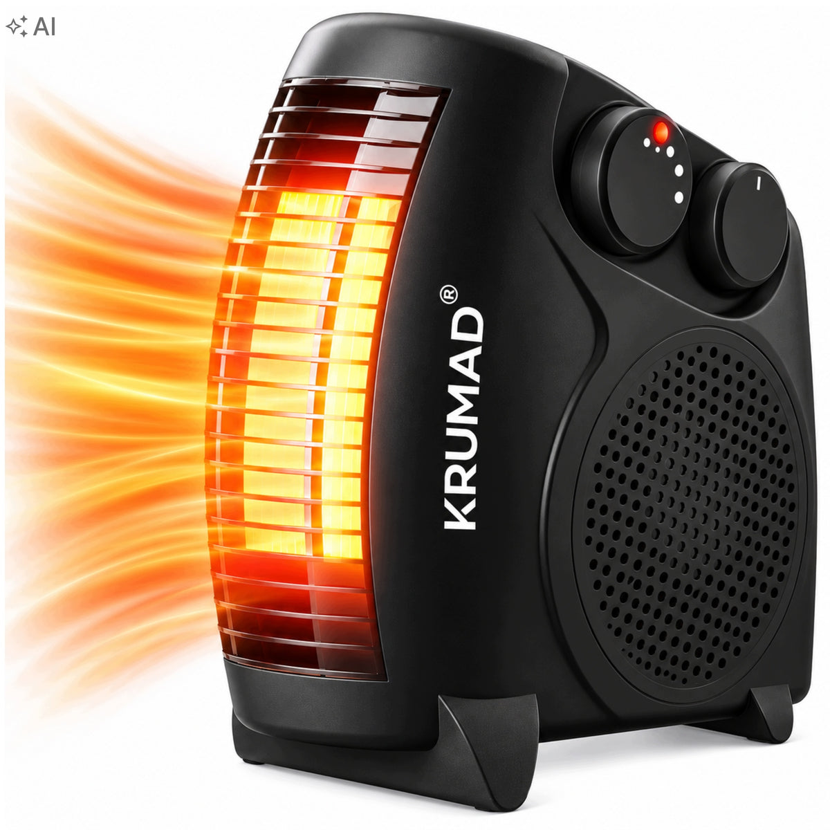 FAN HEATER ELECTRIC HEATER 2KW HEATING SURFACE 20M² Manufacturer code 2x GRZEJNIK FARELKA TERMOWENTYLATOR EL KRUMAD