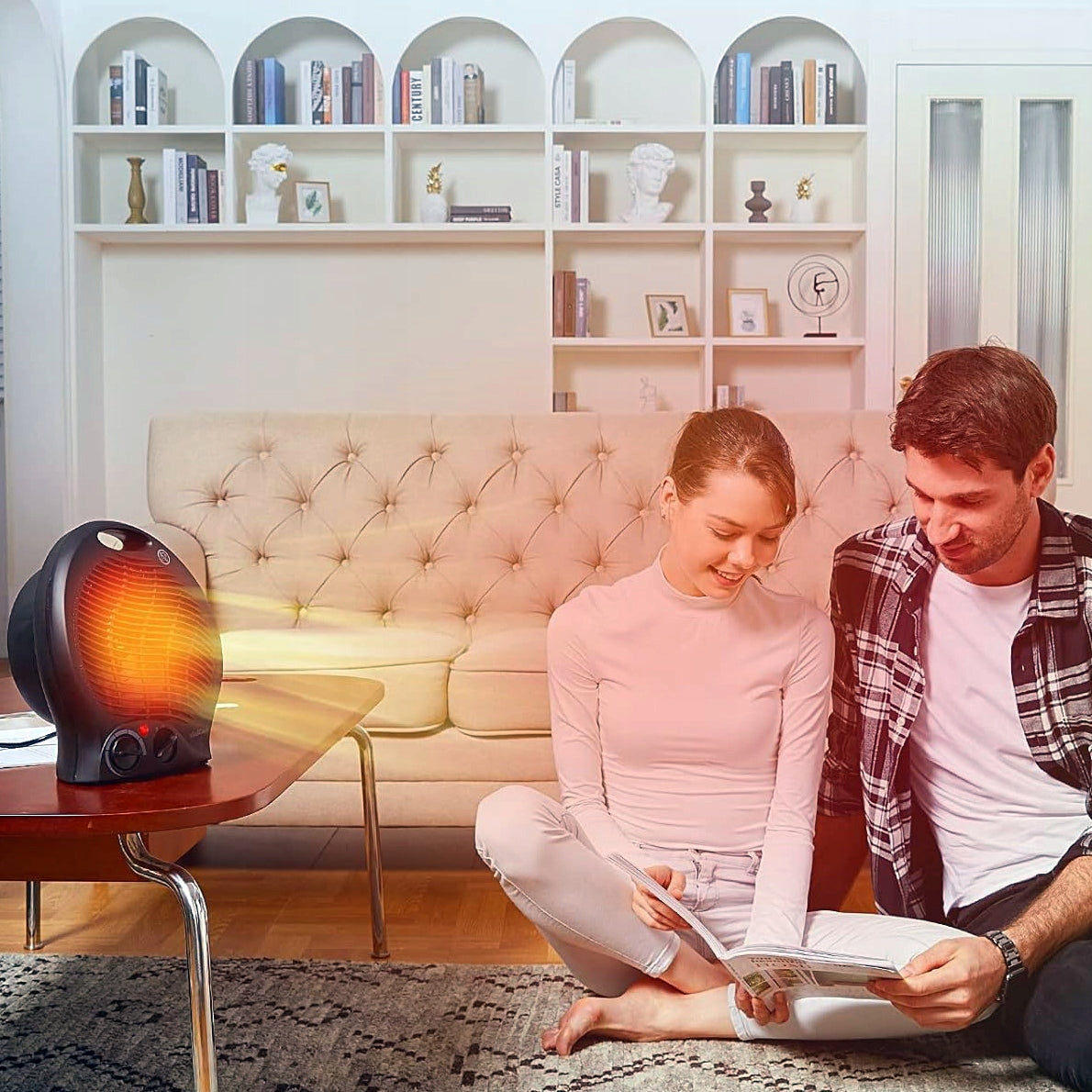 FAN HEATER ELECTRIC HEATER ENERGY SAVING HEATER POWERFUL 2000 WATT Manufacturer code 5901890030403