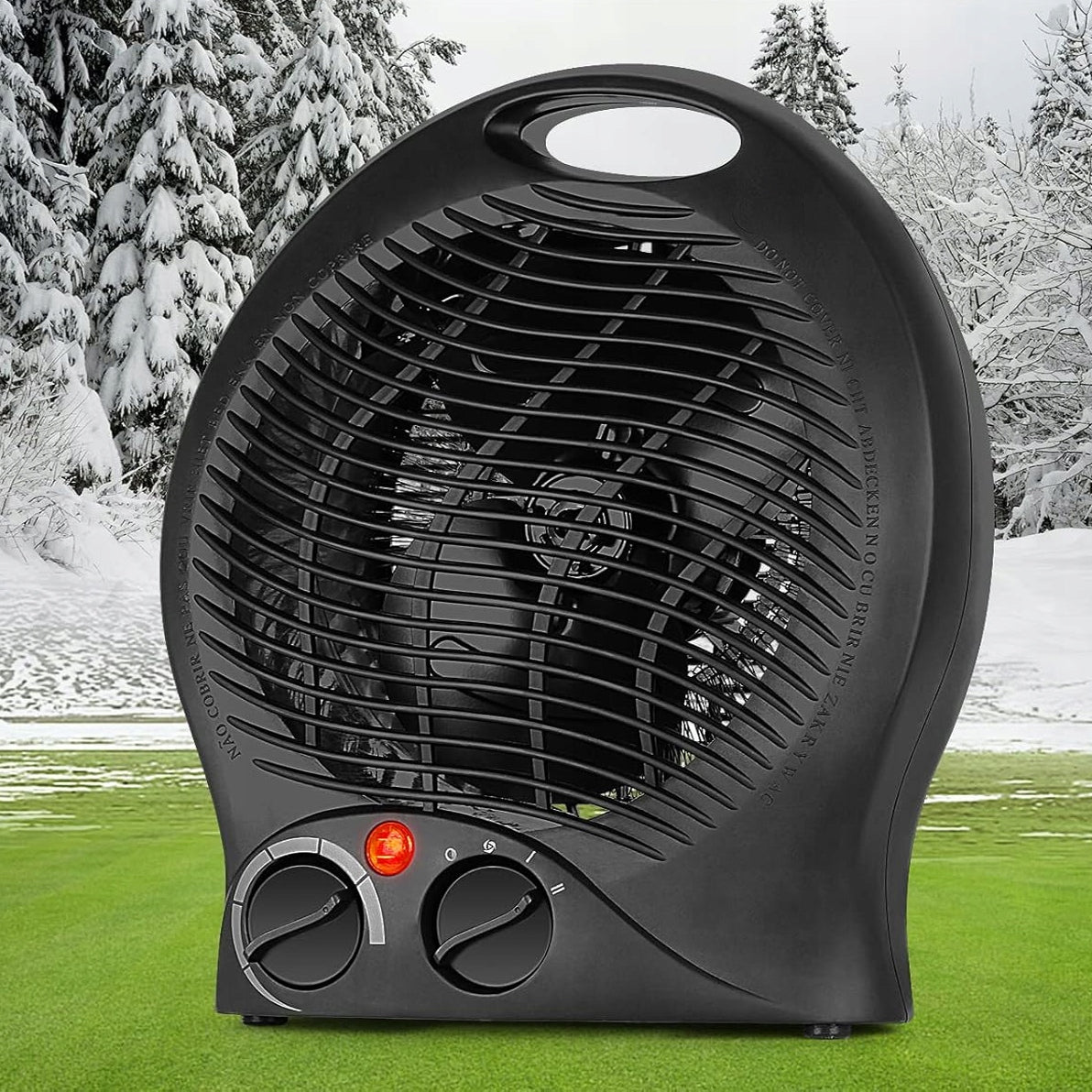 FAN HEATER ELECTRIC HEATER ENERGY SAVING HEATER POWERFUL 2000 WATT Packaging status original
