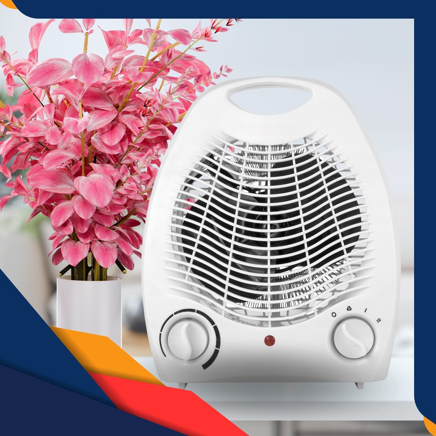 FAN HEATER ELECTRIC HEATER FARELKA HEATER WITH THERMOSTAT 2000W Manufacturer code FH-801-2004
