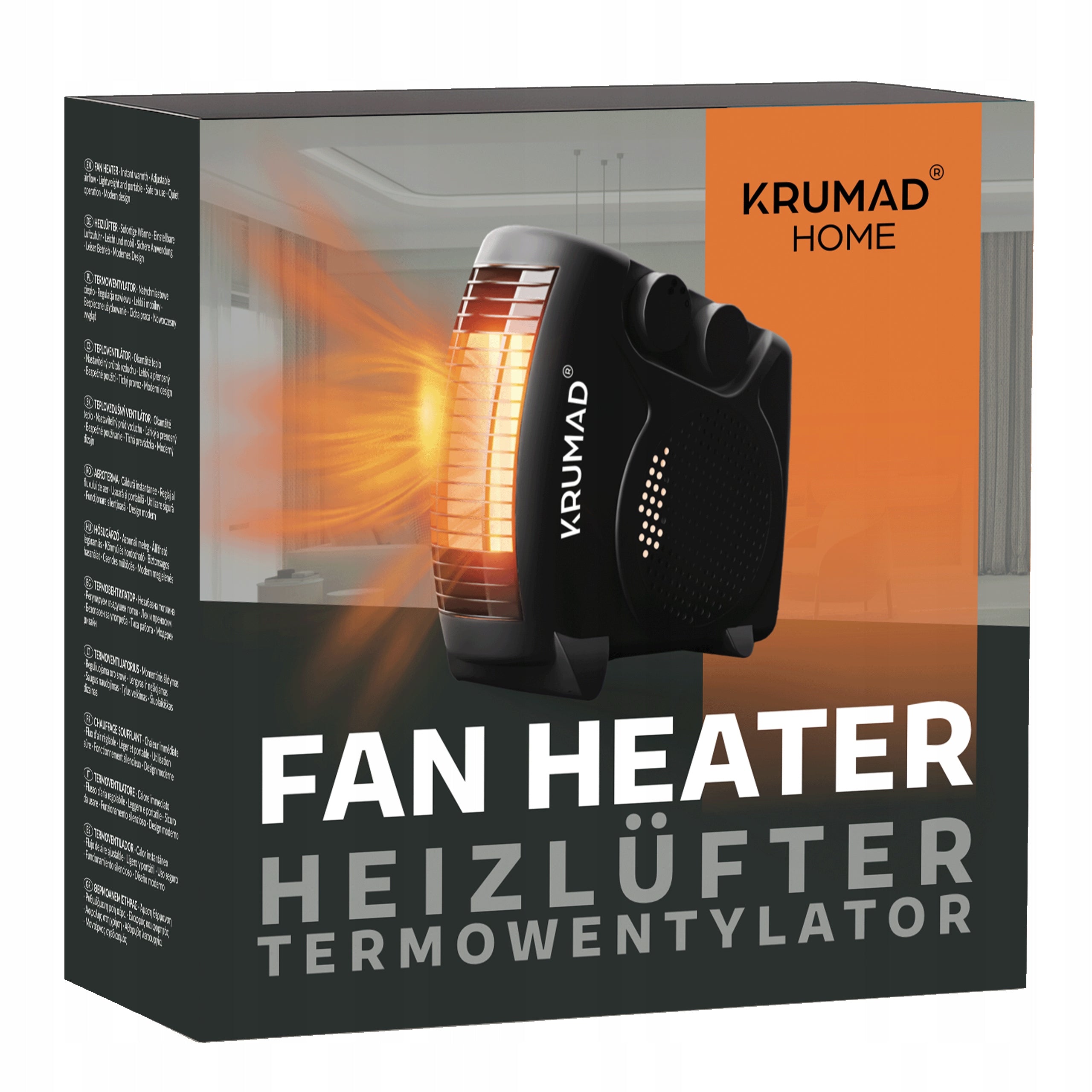 FAN HEATER ELECTRIC HEATER THERMOSTAT STOVE POWERFUL 2000W Manufacturer code GRZEJNIK FARELKA TERMOWENTYLATOR ELEKTRYCZNY