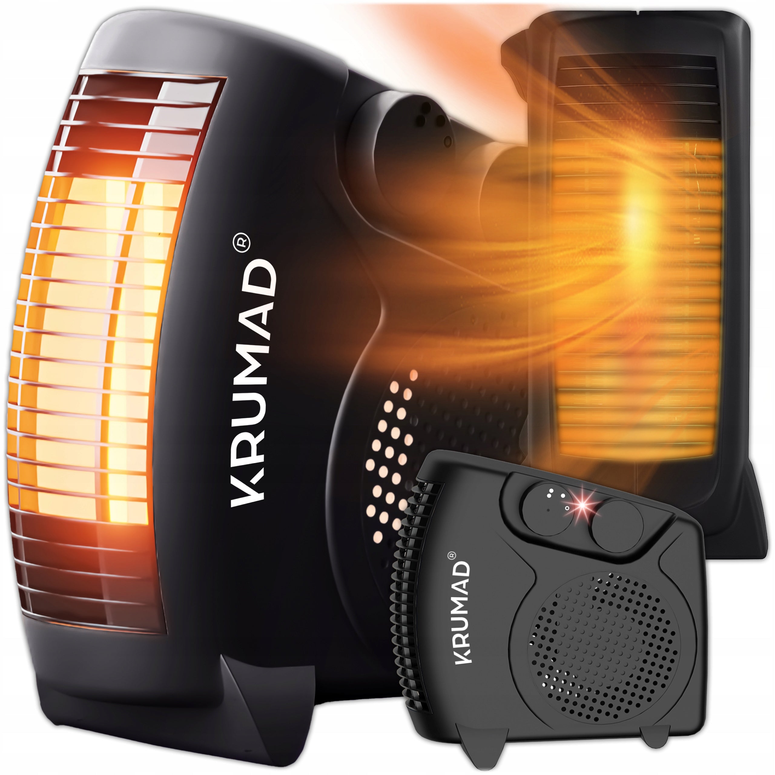 FAN HEATER ELECTRIC HEATER THERMOSTAT STOVE POWERFUL 2000W