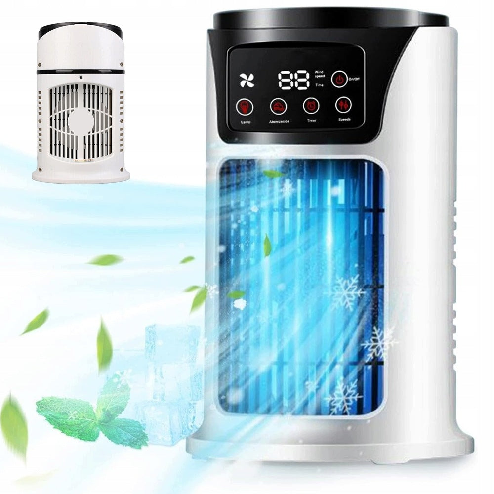 FAN MINI AIR CONDITIONER COOLING DESK FAN WITH 6 SPEED USB