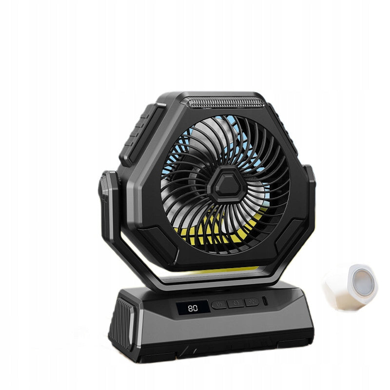 FAN PORTABLE CAMPING LED LANTERN FOR TENT TRAVEL Manufacturer code RE-641