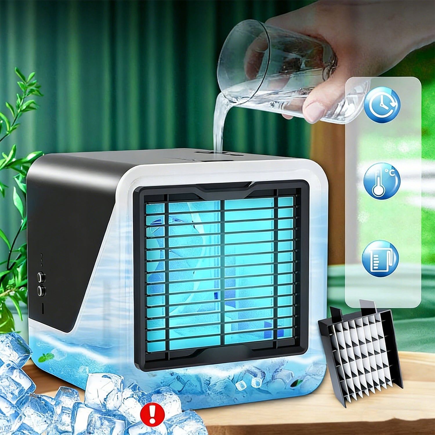 FAN WITH WATER TANK COOLING HUMIDIFYING AIR USB Brand no brand