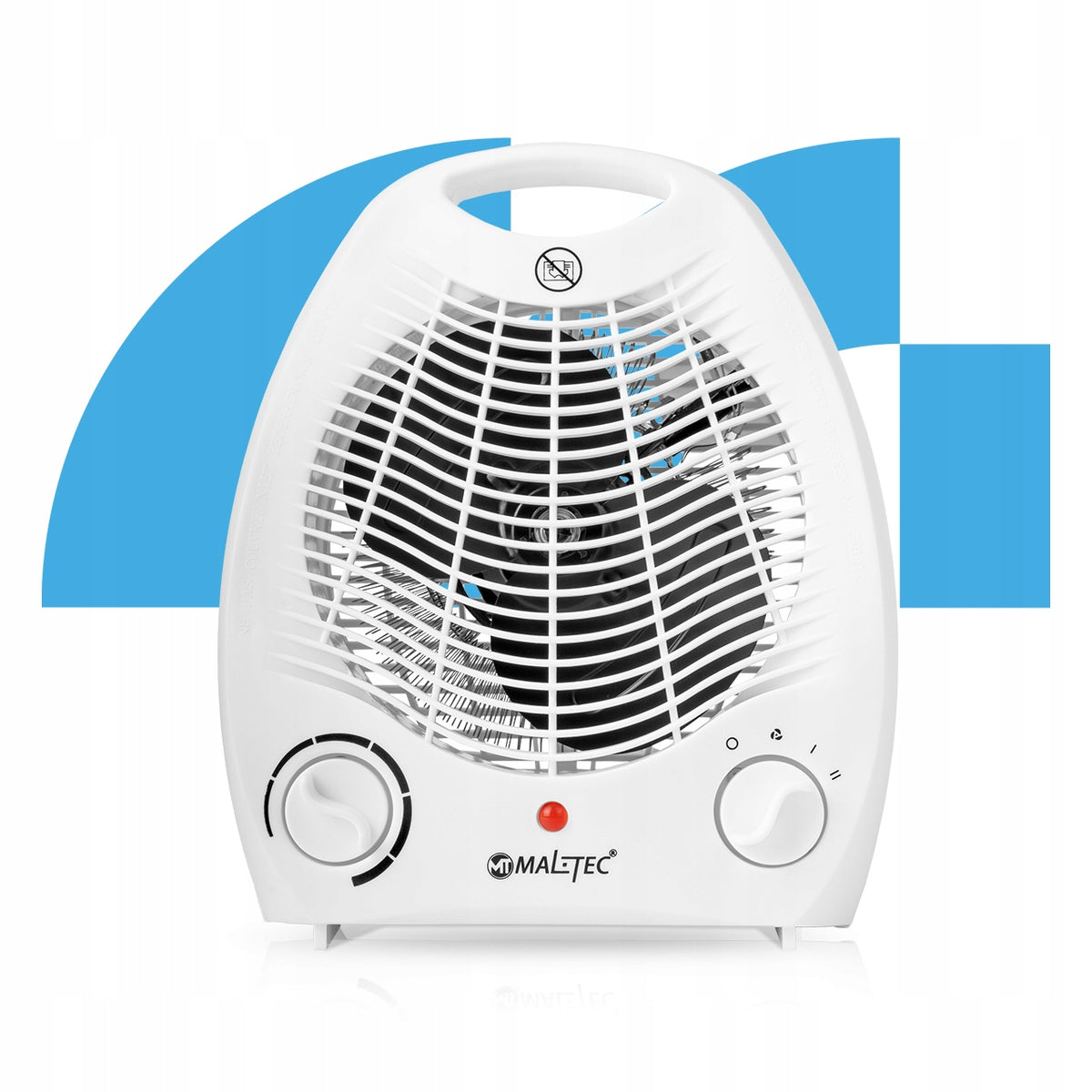 FARELKA FAN HEATER ELECTRIC THERMOSTAT 2000W SMALL STRONG Brand Maltec
