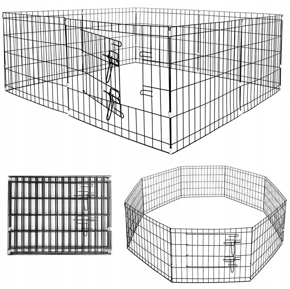FARM CAT ENCLOSURE FOR DOG PUPPIES RABBIT PLAYPEN CAGE 160x60cm GOAL