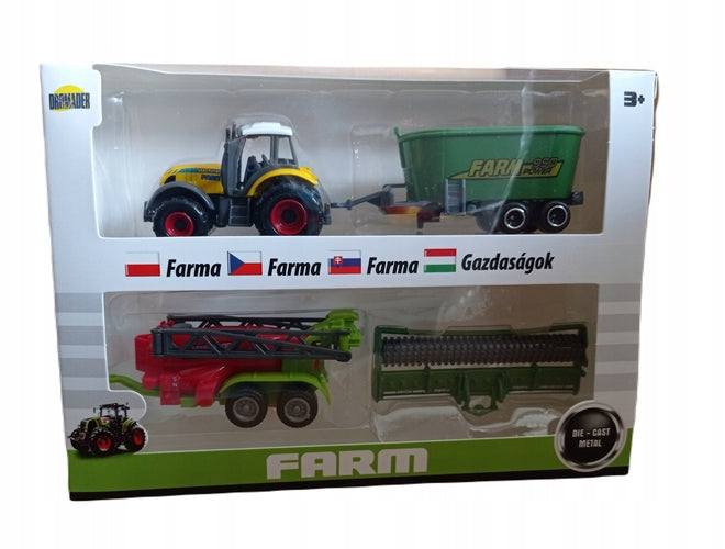 FARM SET OF AGRICULTURAL MACHINERY IN A BOX DROMADER Packaging status original
