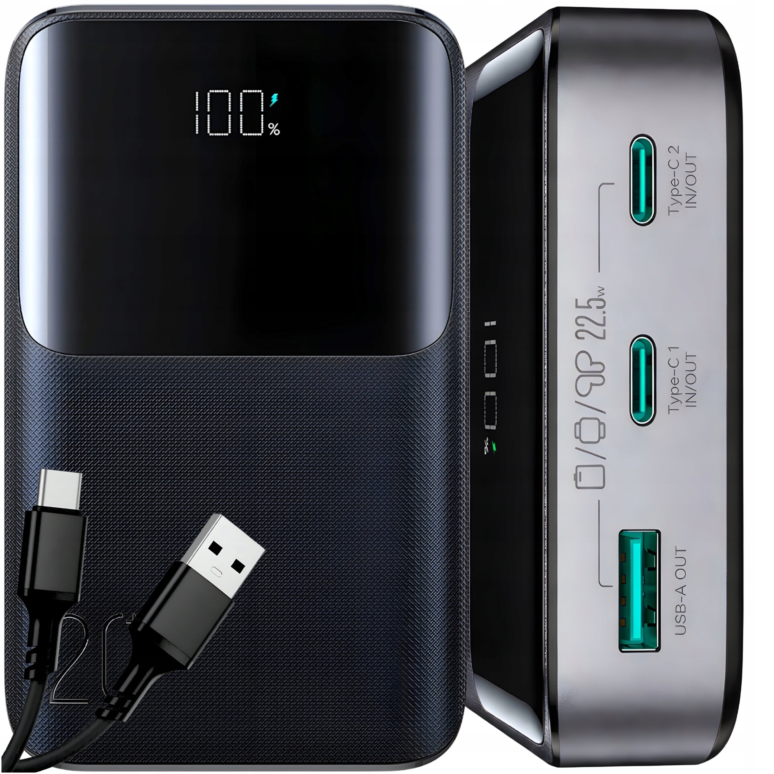 FAST POWERBANK 20000mAh 22,5W QC 3.0 PD 3.0 2x USB C USB POWER BANK POWERFUL