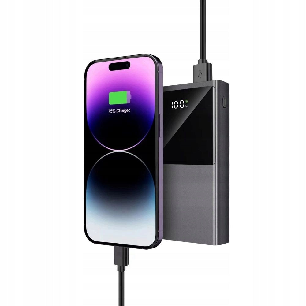 FAST POWERBANK 20000mAh 22.5W TYPE-C USB POWERFUL TRAVEL FOR SMART PHONE Battery capacity 50000 mAh