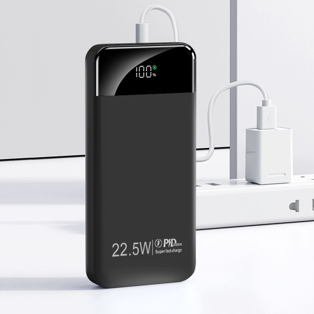 FAST POWERBANK 30000mAh 22,5W QC PD USB C USB POWER BANK POWERFUL TRAVELER Battery capacity 30000 mAh