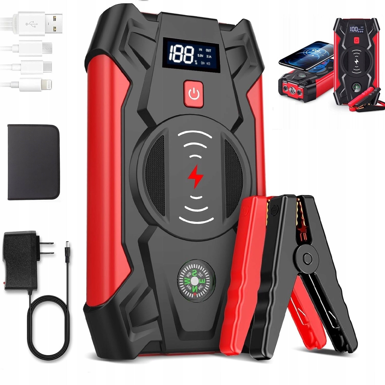 FAST POWERBANK BOOSTER CAR CAR CARRIER START 20000MAH MONCNY