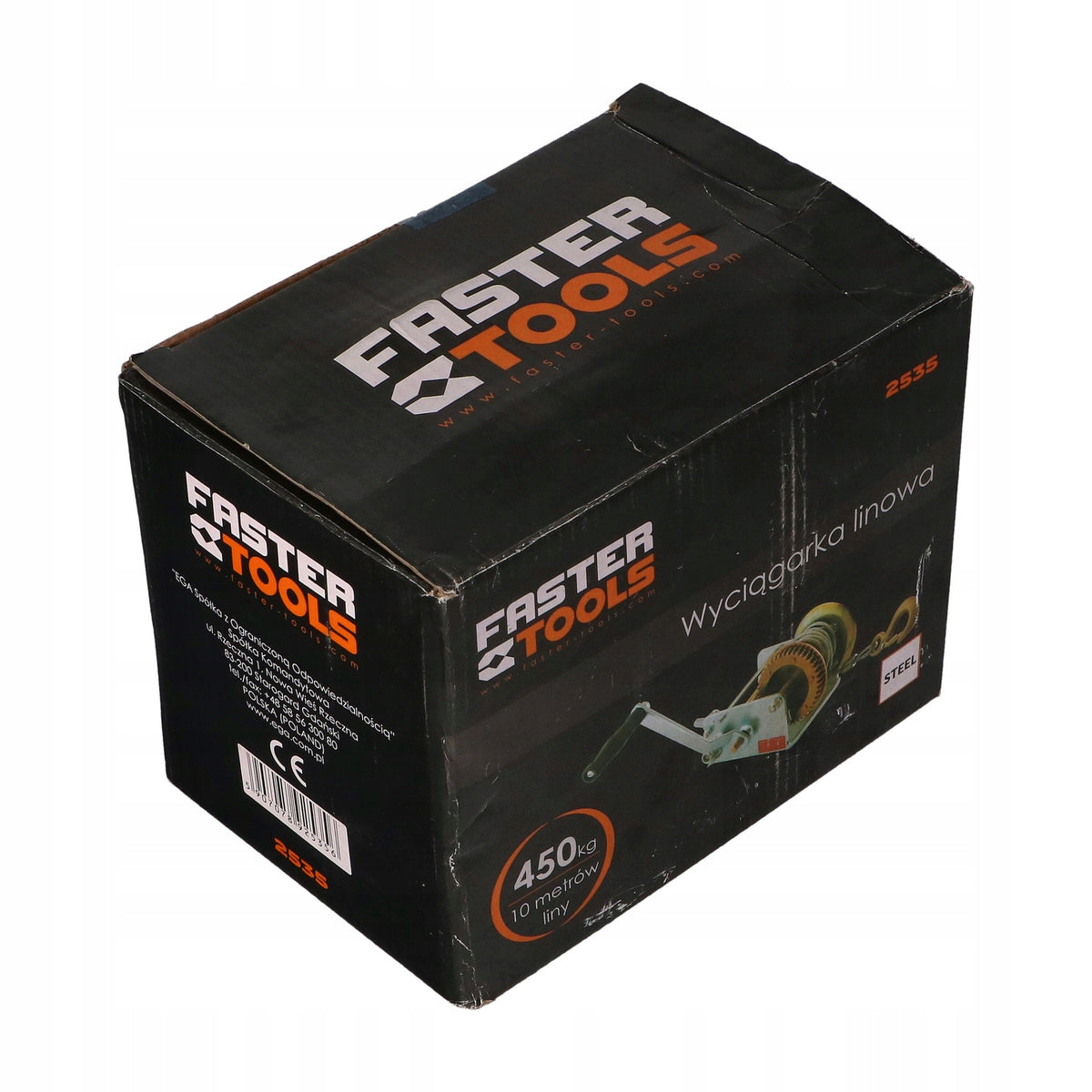FASTER TOOLS Cable winch 450 Power supply handheld