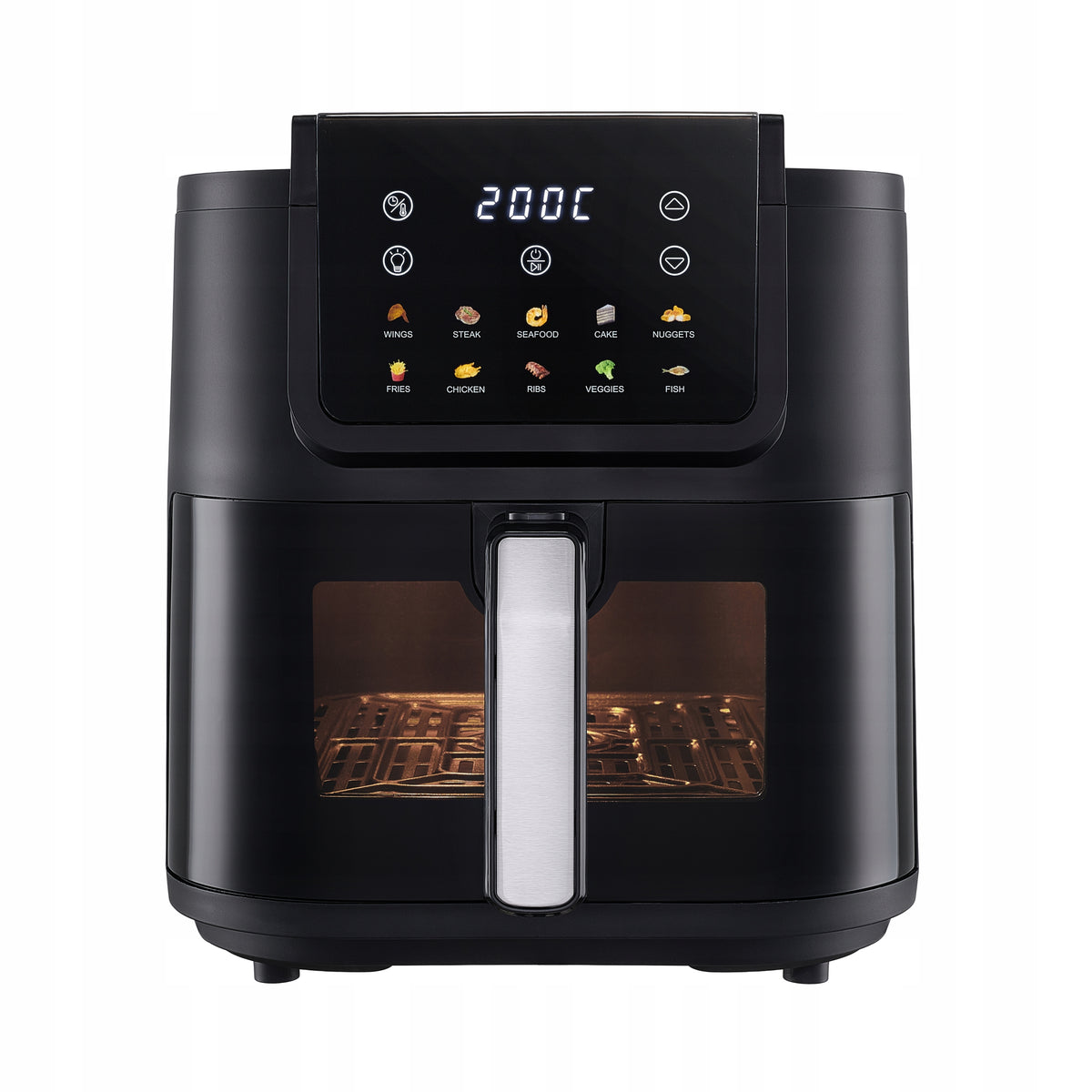 FAT-FREE AIR FRYER AIR BYRGEN FRIDA 8L WINDOW XXL 10 PROGRAMS Packaging status original