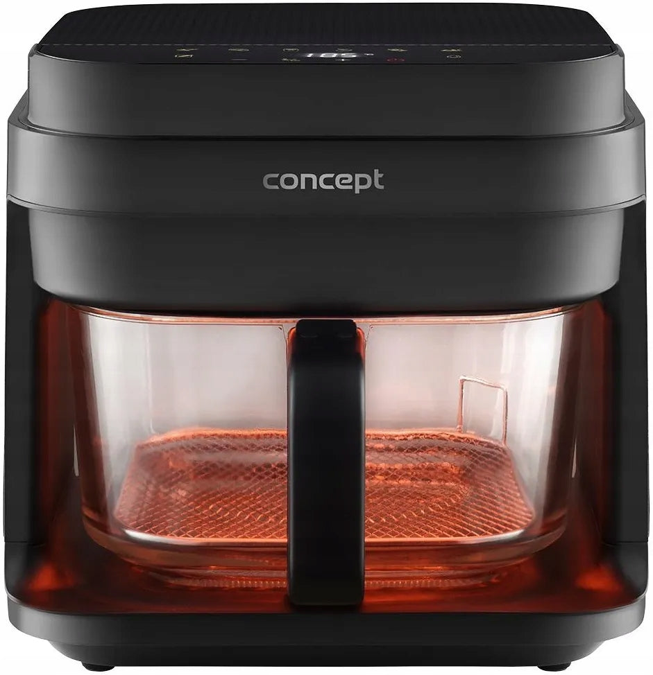 FAT-FREE AIR FRYER GLASS BOWL 5,5L 1200W CONCEPT
