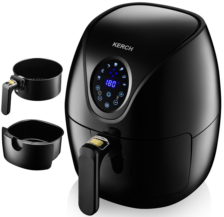 FAT-FREE AIR FRYER KERCH EASY AIR FRYER 4L 1500W Bowl volume 4 l