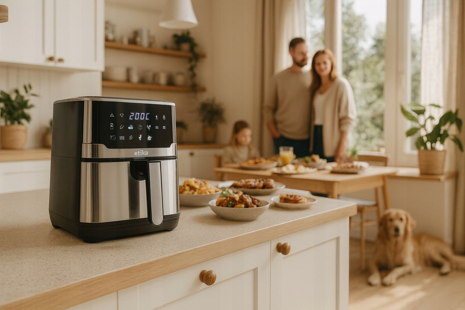 FAT FREE AIR FRYER LARGE 6,5L BOWL Bowl volume 6.5 l
