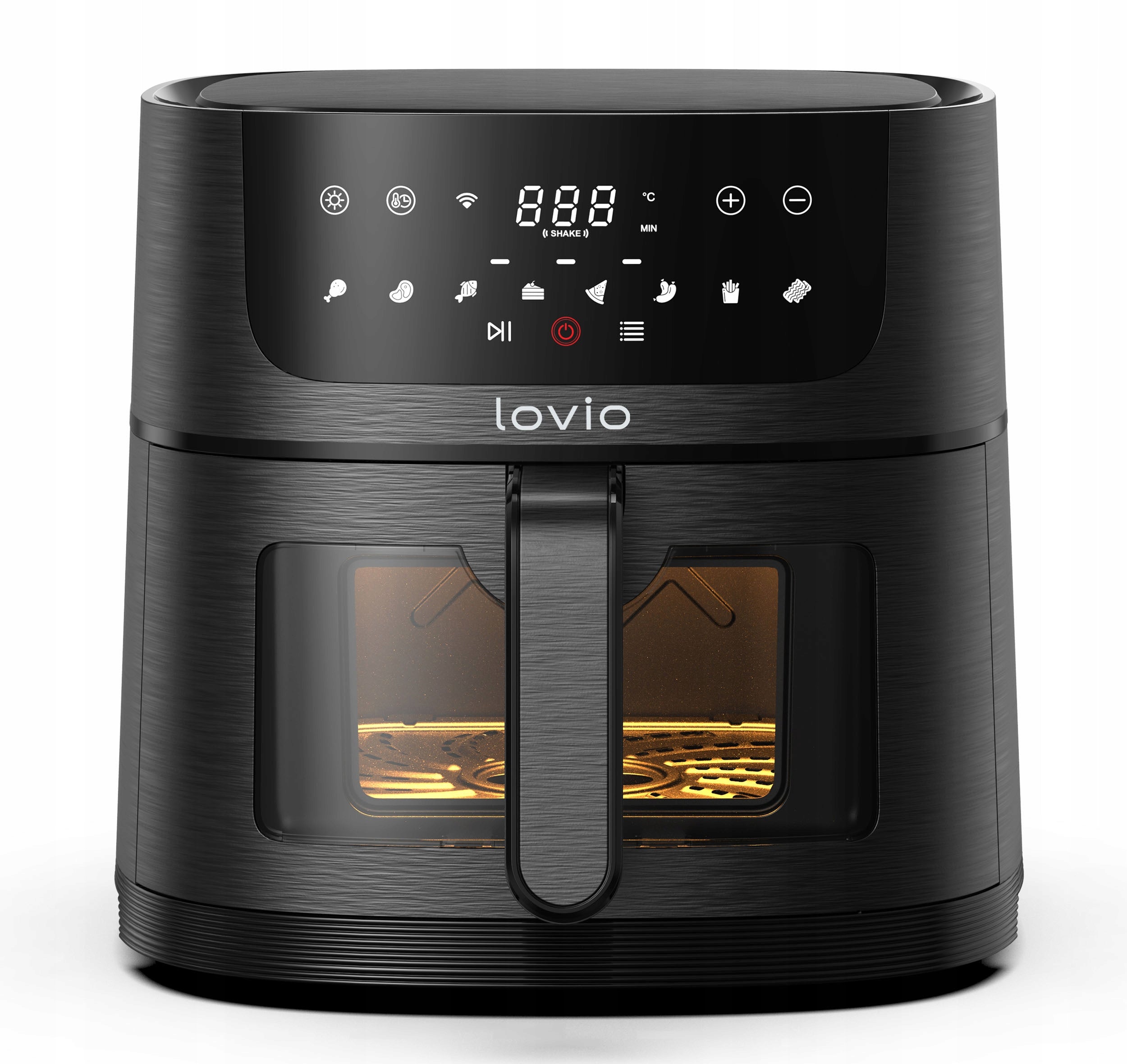 FAT-FREE AIR FRYER LARGE AIR FRYER LOVIO 6L WIFI APP Power 1500 W