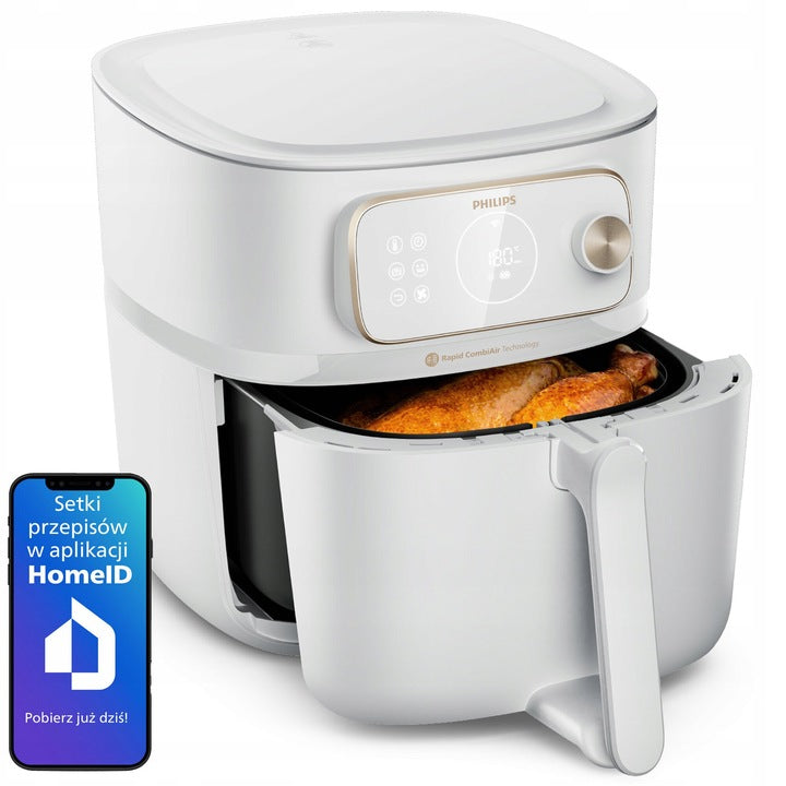 FAT FREE AIR FRYER LARGE AIRFRYER PHILIPS HD9876/20 SMART 2200W 8,3L