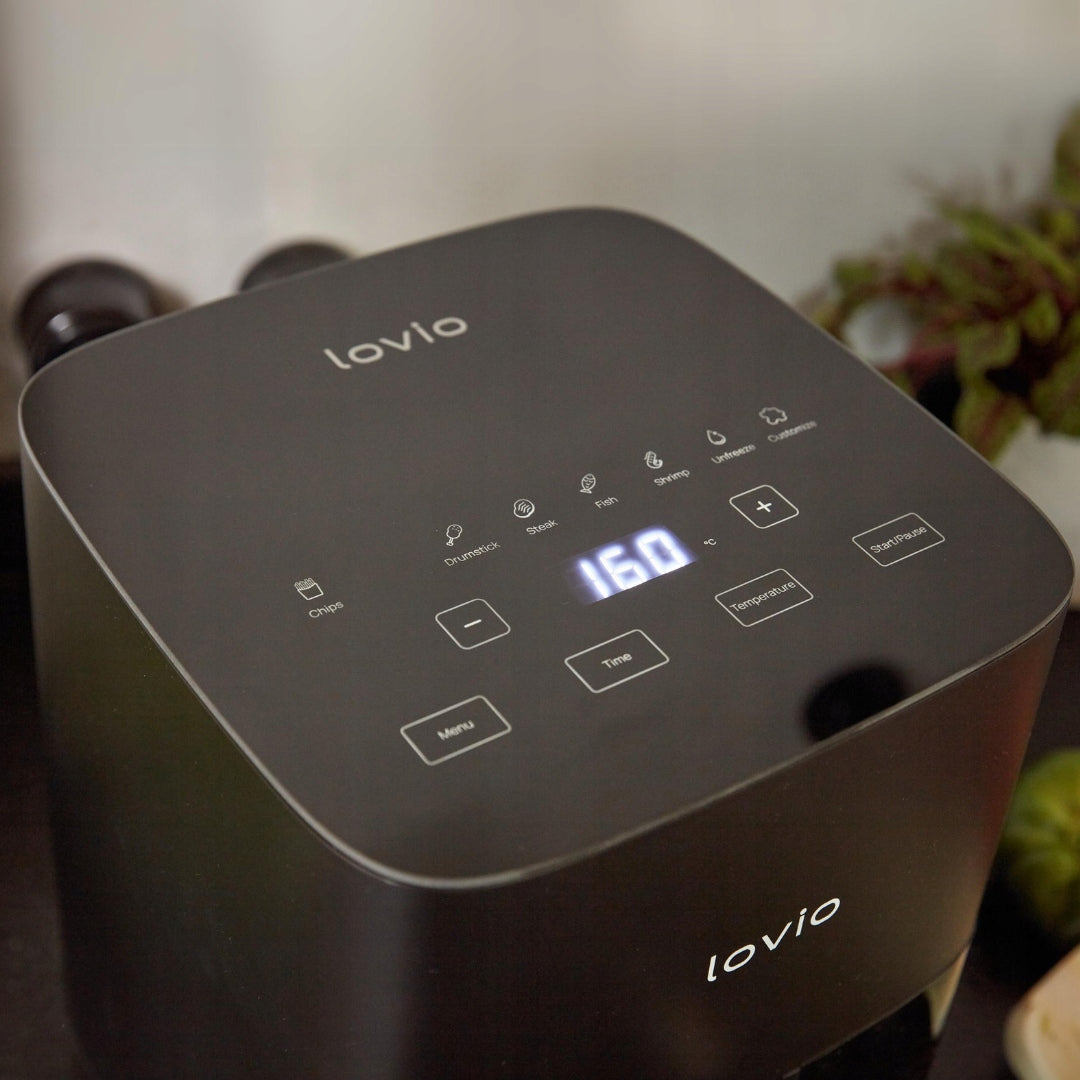 FAT-FREE AIR FRYER LOVIO 5L 1450W 8 PROGRAMS Brand Lovio