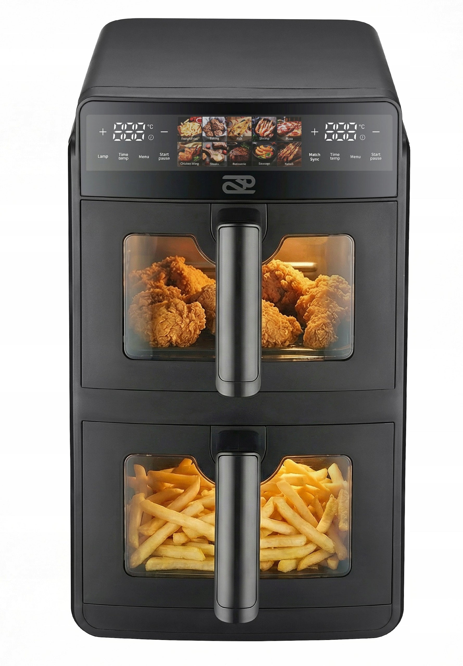 FAT-FREE AIR FRYER PROMIS DOUBLE 10L TWO-CHAMBER VERTICAL Manufacturer code FRP1560