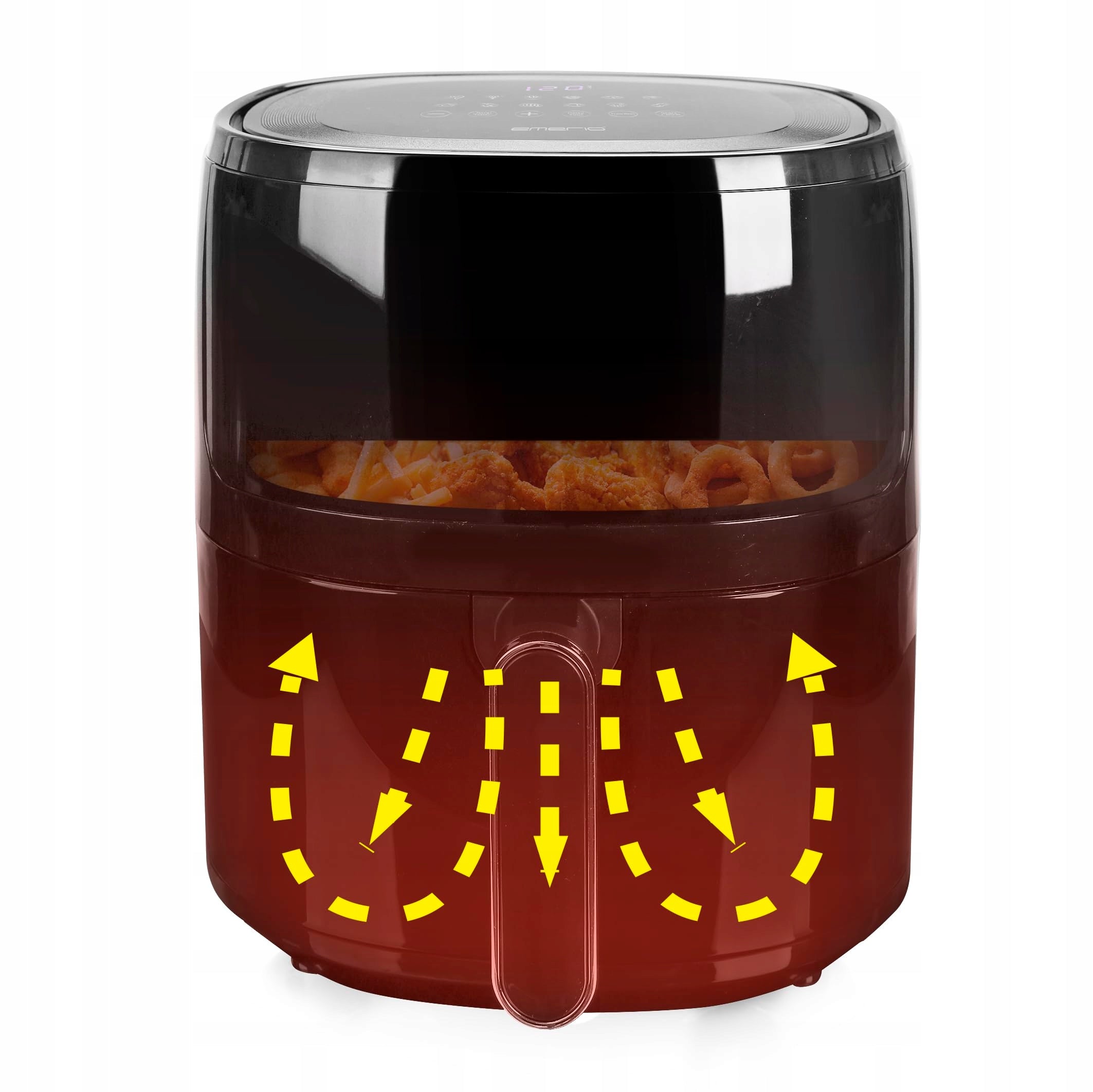 FAT-FREE AIRFRYER Emerio AF129329.3 Black 5 L 1500W DESCRIPTION! Manufacturer code AF-129329.3