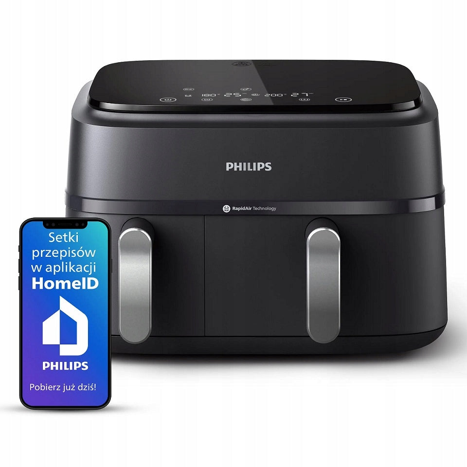 FAT-FREE FRYER PHILIPS AirFryer Ovi Dual NA351/00 2750W 9L Packaging status original
