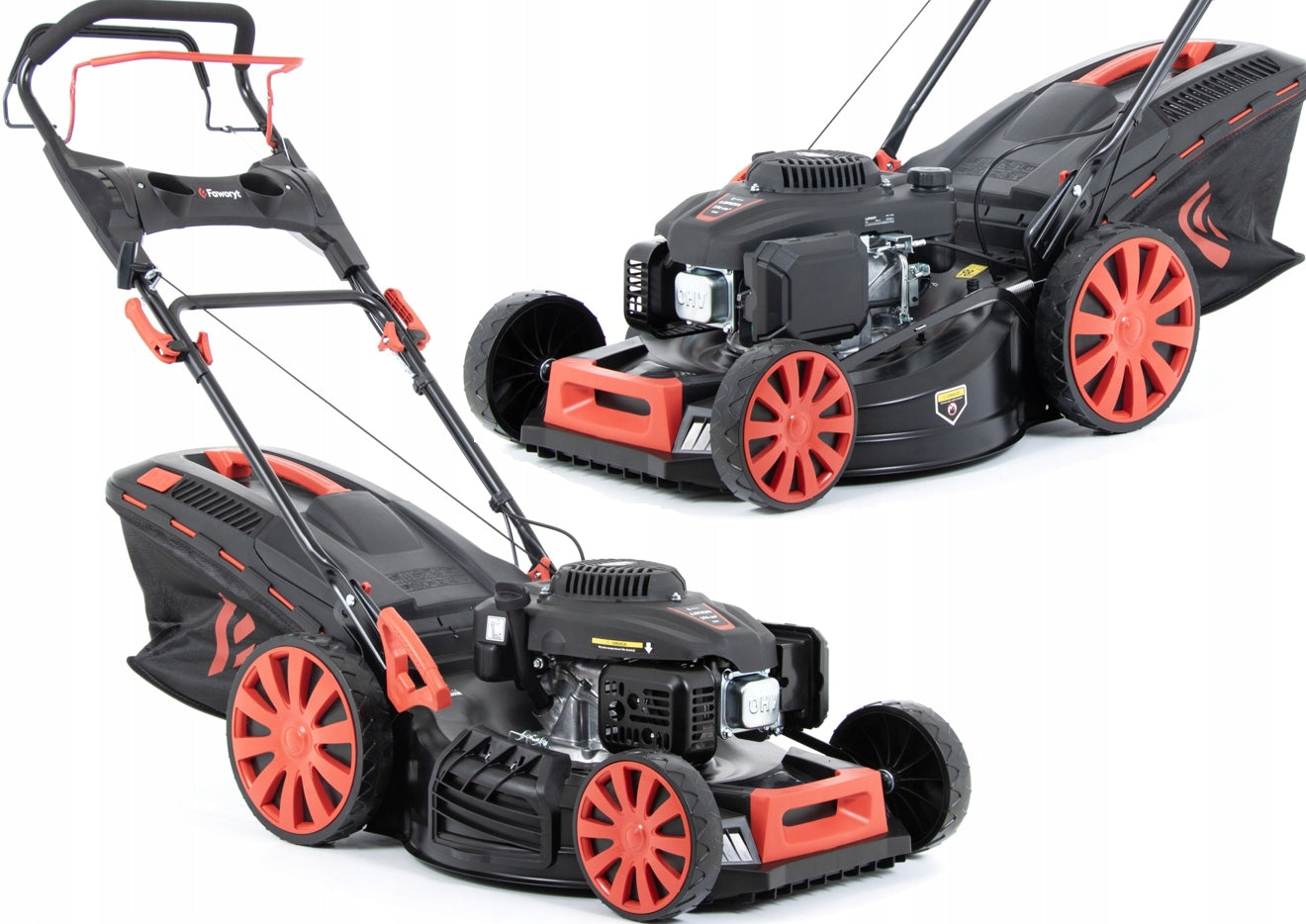 FAVORITE DIESEL MOWER WITH DRIVE LAWN BASKET 51cm LONCIN 196,00cm³