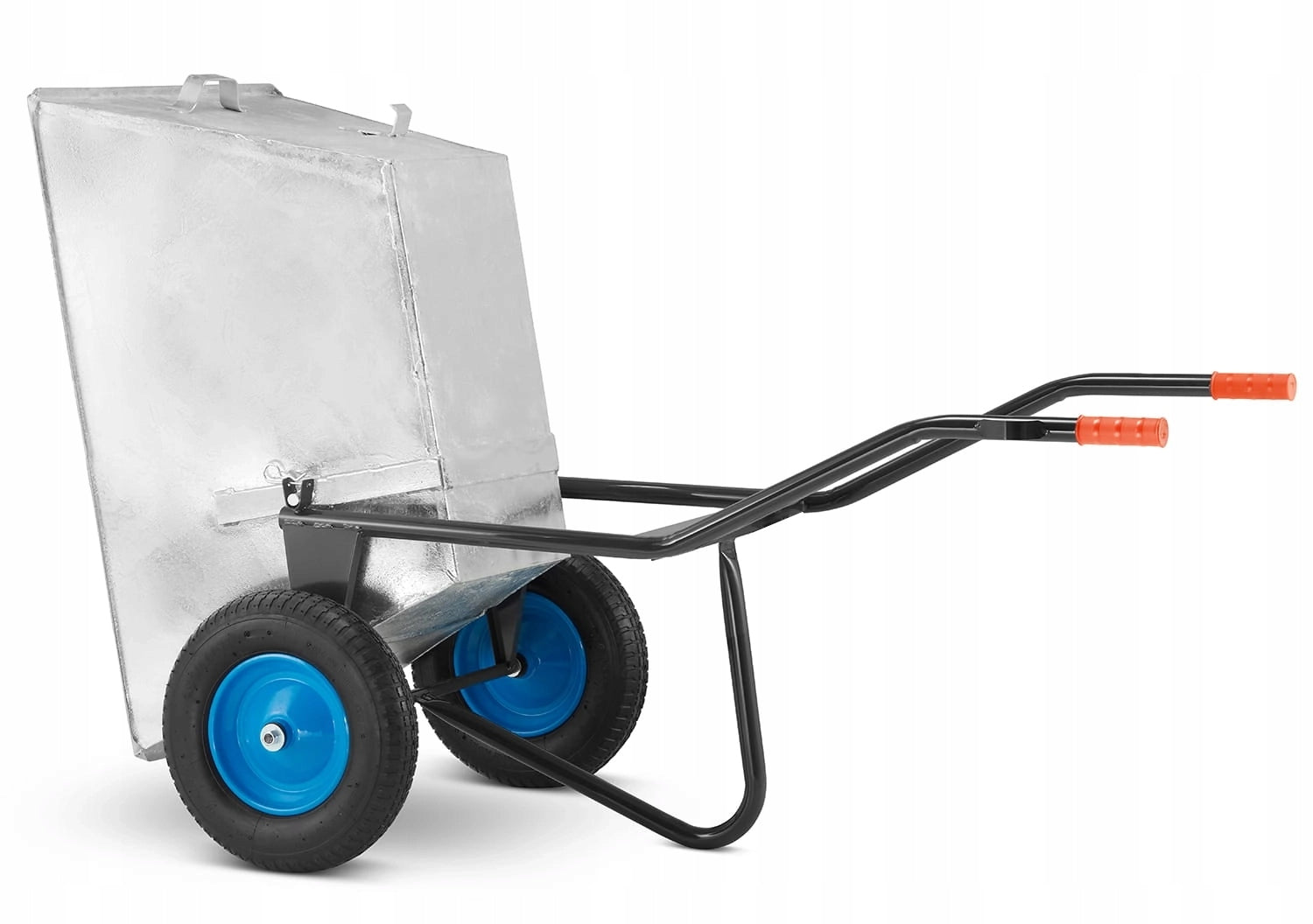 FEED TROLLEY CRADLE JAPANESE GALVANIZED WHEELBARROW HIGHER 250 L / 420 kg Wheels number 2