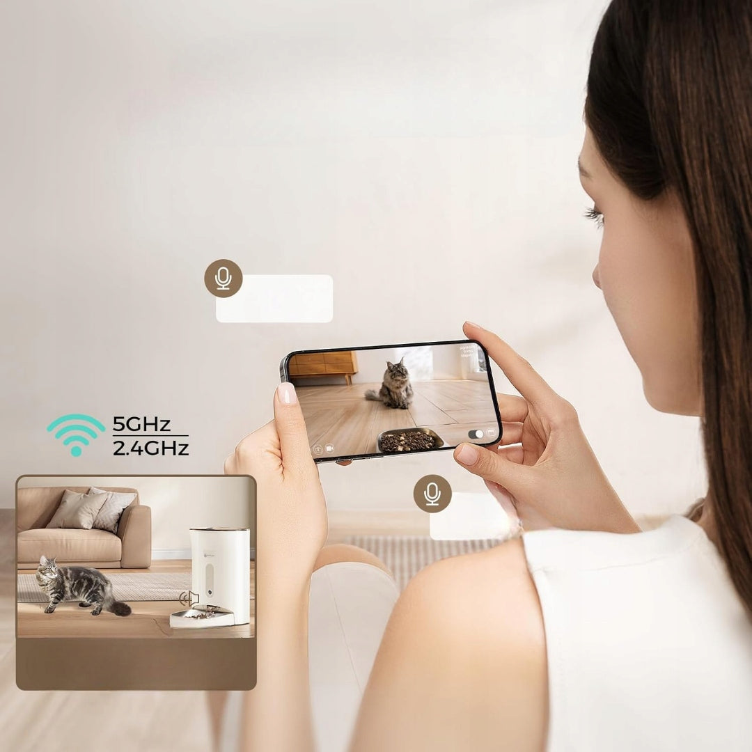 FEEDER DOG CAT FOOD DISPENSER AMICURA F1 PRO AUTOMATIC 4,5L WIFI Manufacturer code 4801