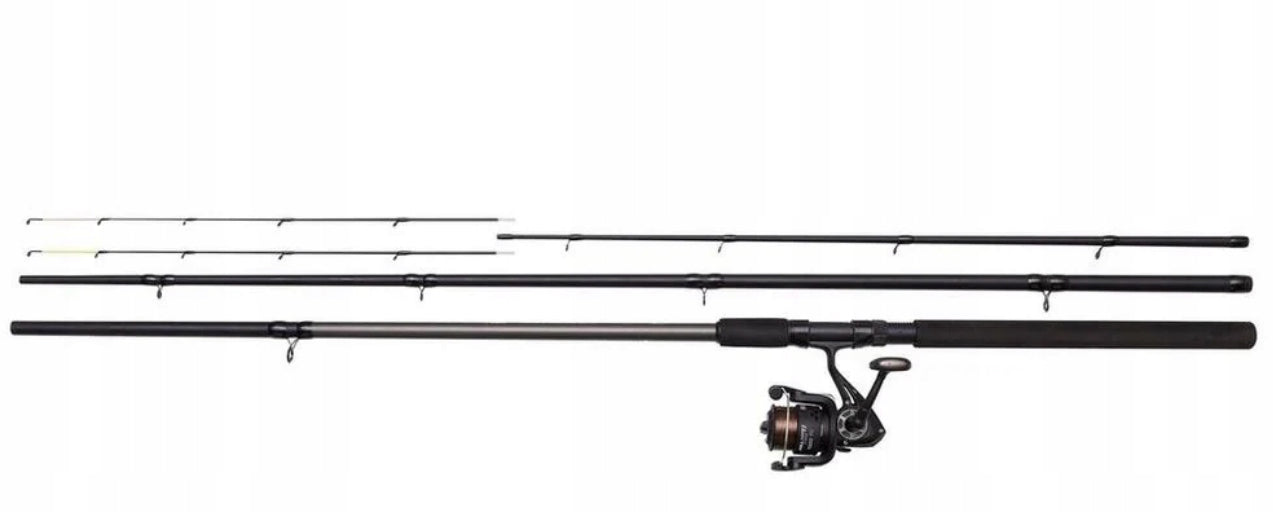 FEEDER FISHING SET Fishing Rod 366cm Reel 4000 Fishing Line 0,30mm 260m