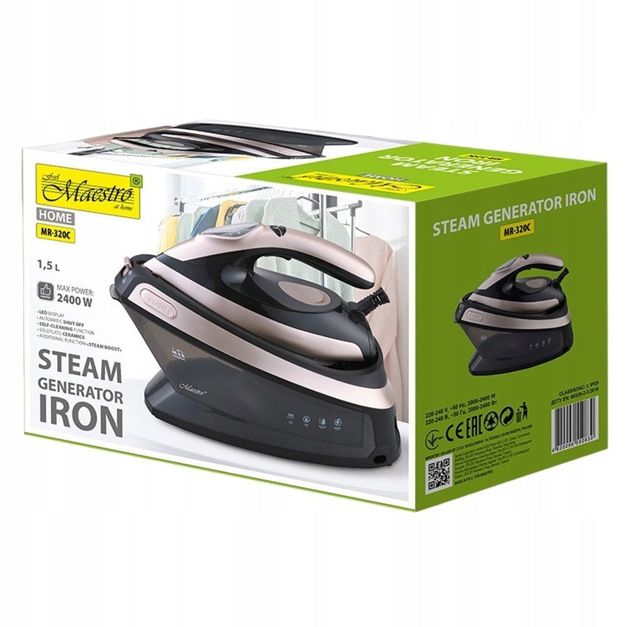 FEEL-MAESTRO Steam generator 2400W MR-320C Manufacturer code ACT-6CDF-AGDMEOZEL0014