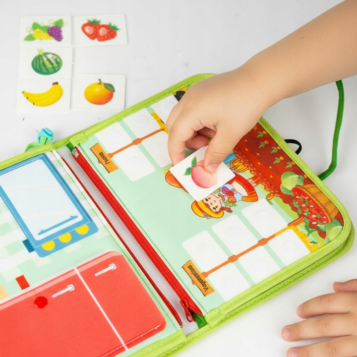 FELT SENSORY BOOK MONTESSORI QUIET BOOK QUIET 3D BOOK EAN (GTIN) 6925575502299