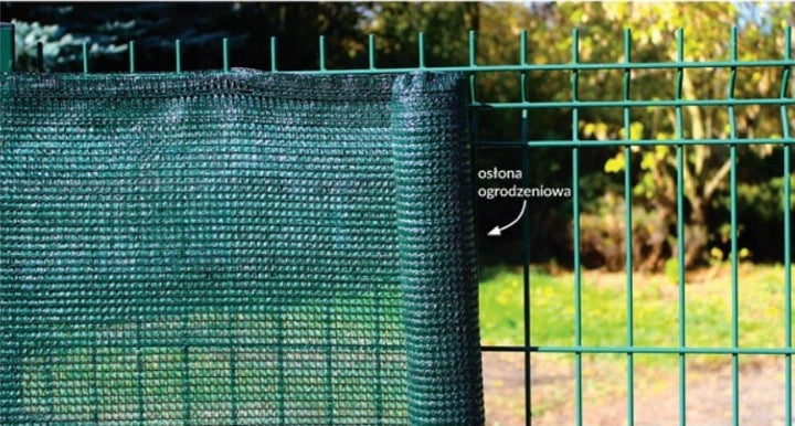 FENCE COVER FENCE 1.5x10m SHADOW NET GREEN MESH MAT Manufacturer code Zasłona siatka osłaniająca mata markiza